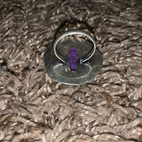 Purple Solar Quartz Ring - Picture 7 of 8